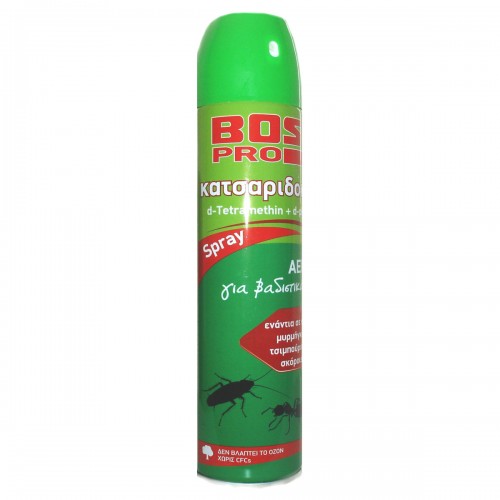 BOSS: Κατσαριδοκτόνο AEROSOL για βαδιστικά έντομα 300ml