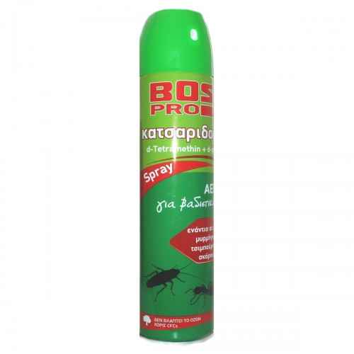 BOSS: Κατσαριδοκτόνο AEROSOL για βαδιστικά έντομα 300ml