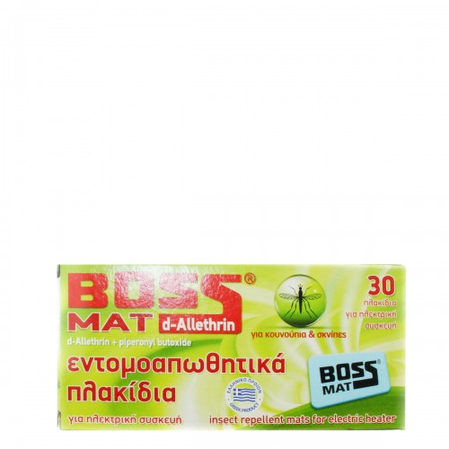 BOSS: Εντομοαπωθητικά πλακίδια 30τμχ